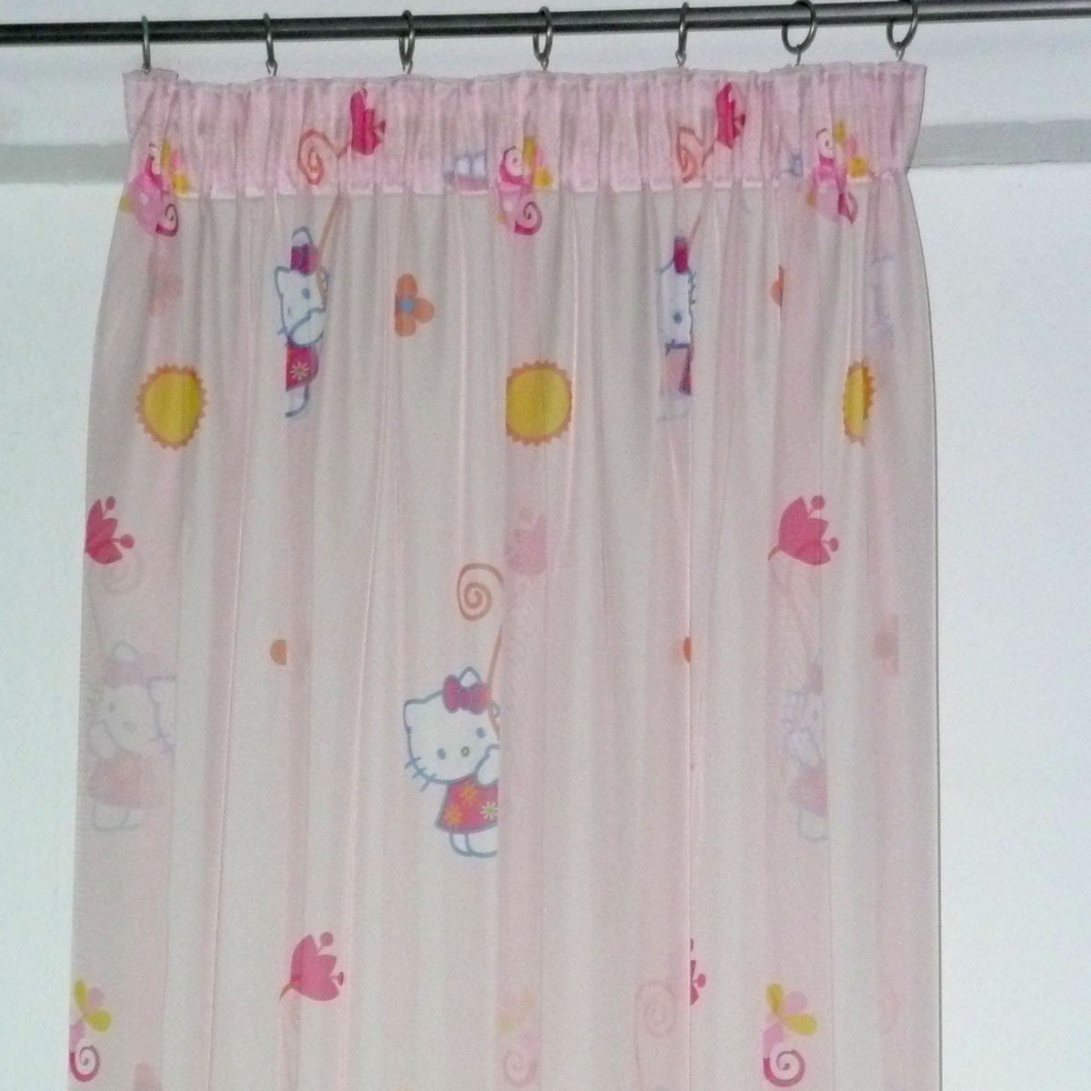 Kinderzimmer Vorhang Gardine Fertigvorhang Hello Kitty rosa in Kinderzimmer Vorhang Gardine Fertigvorhang Hello Kitty rosa in