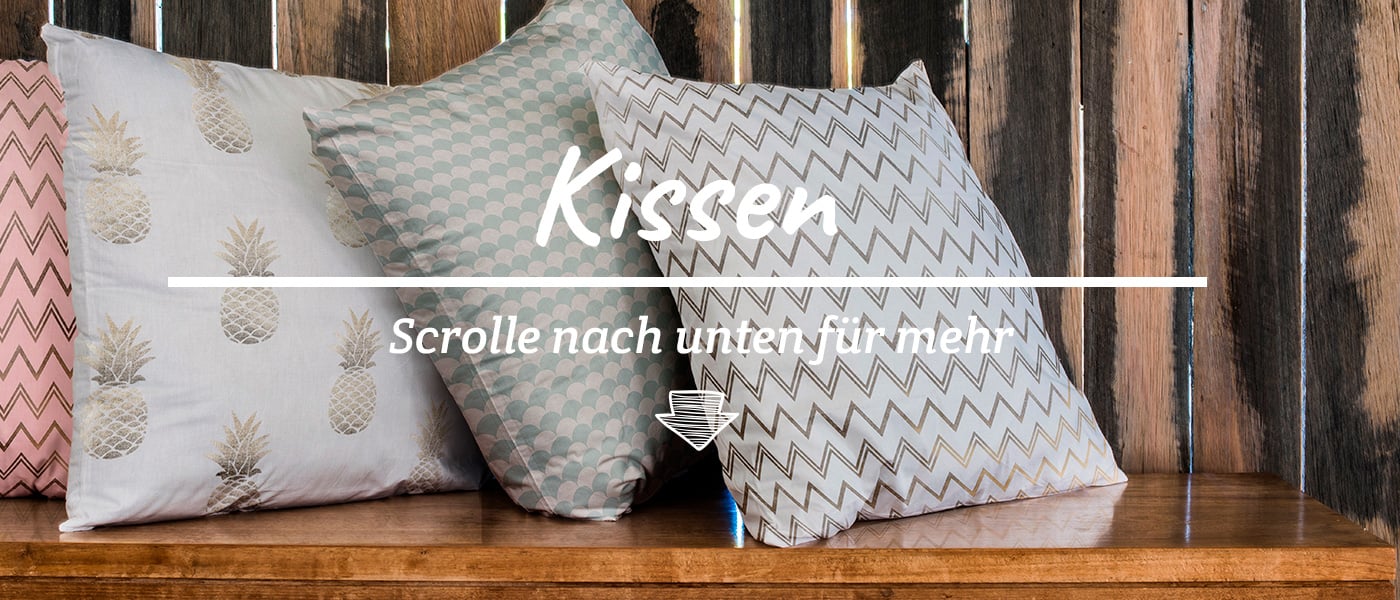 SCHÖNER LEBEN. Kissen SCHÖNER LEBEN. Kissen