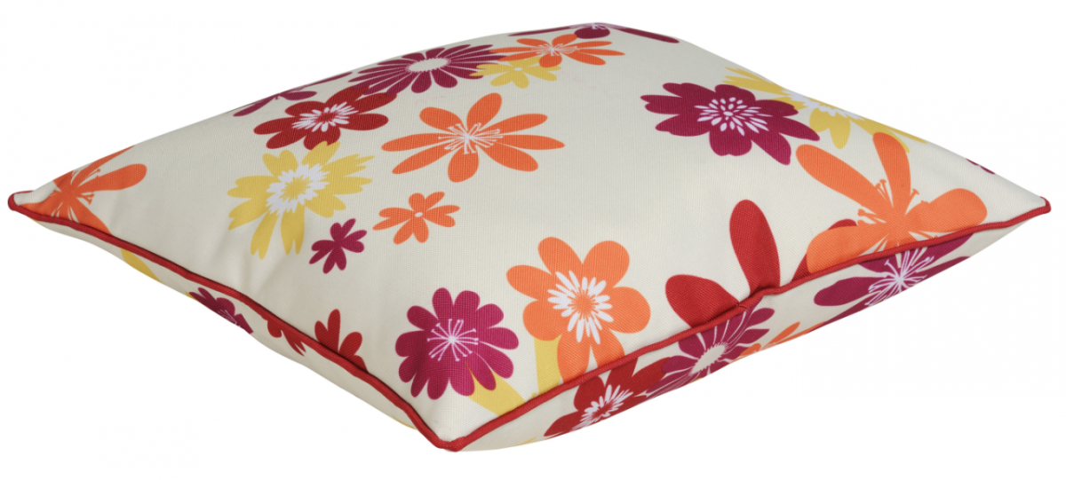 Outdoor Garten Kissen Capri rot 47x47cm Wohntextilien