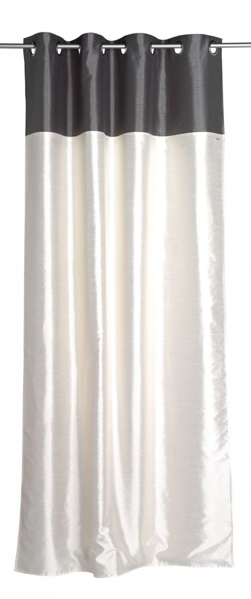 Esprit Fertigschal Dekoschal Ösenschal Duetto schwarz silber 140x250cm